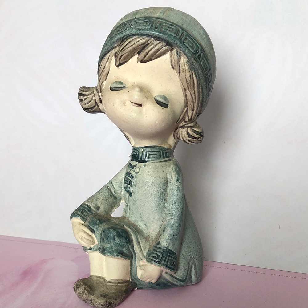 Vintage Japanese Girl Figurine